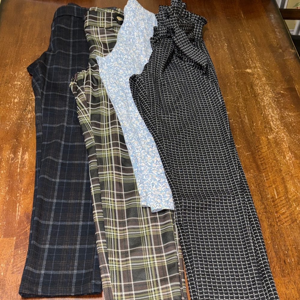 Stylish Women's Plaid and Patterned Trousers
